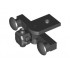 Train Buffer Beam with Sealed Magnets - Type 3 (flat closed bottom): {черен}