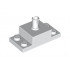 Плочка 2X4/2X2X1 с вертикална щракалка: {бял}