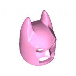 Minifigure, Headgear Mask Batman Cowl (Angular Ears, Pronounced Brow): {светло пурпурен}