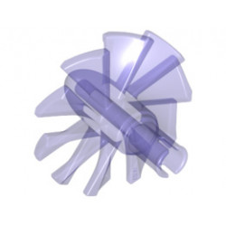 Engine, Large, Center, 10 Blades: {прозрачно ярко синьо-виолетов}