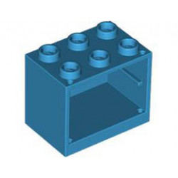 Шкаф 2X3X2: {тъмно небесносин}