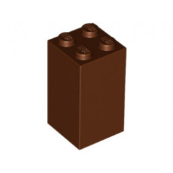Тухличка 2X2x3 : {червеникаво-кафяв}