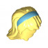 Перука на мини кукла, права No. 4: {студено жълт}