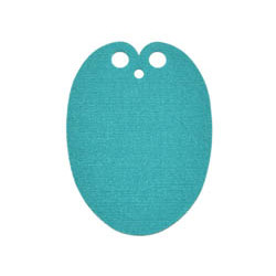 Mini Doll, Cape Cloth, Friends, Oval with 2 Small Top Holes: {ярко синьо-зелен}