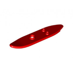 Minifigure, Utensil Surfboard Long: {ярко червен}