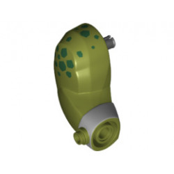 Arm Giant with Stud on Wrist, Right with Dark Green Spots and Silver Manacle Pattern: {маслинено зелен}