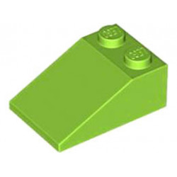 Покривна плочка 2X3/25° : {ярко жълто-зелен}