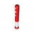 Minifigure, Utensil Baseball Bat 4L with White Grip Handle and 3 White Diamonds Pattern: {ярко червен}