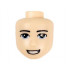 Mini Doll, Head Friends Male Large with Light Blue Eyes, Thin Black Eyebrows, Open Mouth Smile Pattern: {светло нуга}