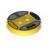 Dimensions Toy Tag 4 x 4 x 2/3 with 2 Studs for Excalibur Batman #76 with Batman Logo and Silver Plates Pattern: {прозрачно жълт}