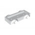Vehicle, Base 8 x 16 x 2 1/2 with Mudguards and 14 x 4 Recessed Center with 3 Holes: {бял}