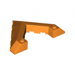 Wedge 6 x 8 Pointed Cutout: {ярко оранжев}