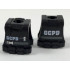 Minifigure, Vest Body Armor with White 'GCPD' and Dark Bluish Gray Belt Pattern: {черен}