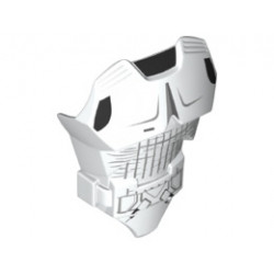Large Figure Torso with SW Scout Trooper Armor Pattern: {бял}