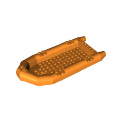 Boat, Rubber Raft, Large : {ярко оранжев}