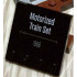 Tile, Modified 4 x 4 with Studs on Edge with 'Motorized Train Set 1966' Pattern: {черен}