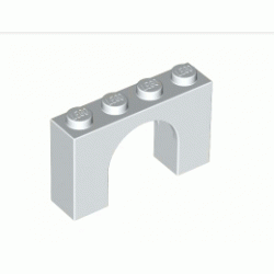 Арка 1X4x2 : {бял}