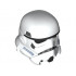 Large Figure Head Modified SW Stormtrooper Helmet Pattern: {бял}