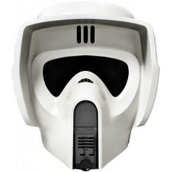 Large Figure Head Modified SW Scout Trooper Helmet Pattern: {бял}