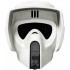 Large Figure Head Modified SW Scout Trooper Helmet Pattern: {бял}