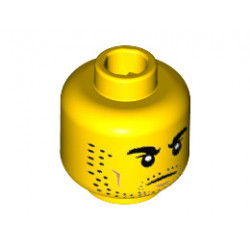 Мини глава No. 2212: {ярко жълт}