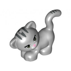 Котка с отвор Ø 1.5, декор. NO. 1 : {умерено каменно сив}