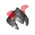 Minifigure, Headgear Helmet Ninjago with Cheek Protection and 2 Trans-Red Snakes Pattern: {титаниево метален}