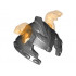 Minifigure, Headgear Helmet Ninjago with Cheek Protection and 2 Trans-Orange Snakes Pattern: {титаниево метален}