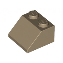 Покривна плочка 2X2/45°: {пясъчно жълт}