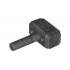 Minifigure, Utensil Tool Sledgehammer (Mjolnir) with 4 Copper Rivets and Razorback on Both Sides Pattern: {титаниево метален}