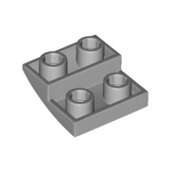 Тухличка 2X2X2/3 инверсна дъга: {умерено каменно сив}