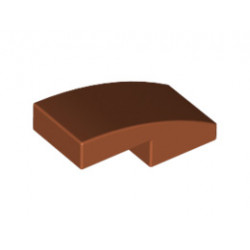 Плочка с дъга 1X2X2/3: {тъмно оранжев}