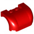 Vehicle, Mudguard 3 x 4 x 1 2/3 Curved : {ярко червен}