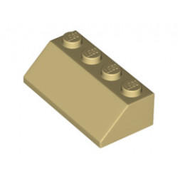 Покривна плочка 2X4/45° : {тухлено жълт}