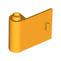 Лява врата с панта-пъпка 1X3X2: {огнено жълто-оранжев}