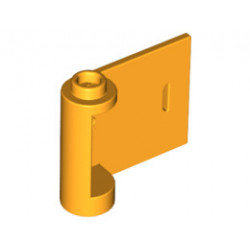 Дясна врата с панта-пъпка 1X3X2: {огнено жълто-оранжев}