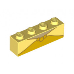 Тухличка 1X4, NO. 17: {студено жълт}