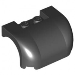 Vehicle, Mudguard 3 x 4 x 1 2/3 Curved : {черен}