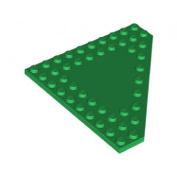 Ъглова плочка 10X10: {тъмно зелен}