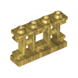 Ограда 1X4X2 с вал No. 1: {топло златист}