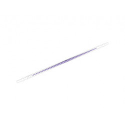 Hose, Flexible Ribbed with 8mm Ends, 19L with Dark Purple Center Pattern: {прозрачен}