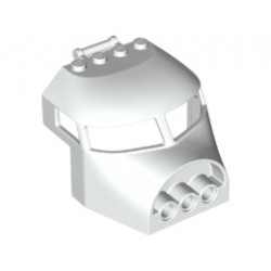 Предна част на самолет, 6X6X4 с 3.2 вал: {бял}