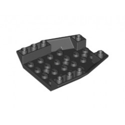 Покривна плочка 6X6X1 инверсна град. 45/18: {черен}