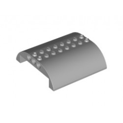 Slope, Curved 8 x 8 x 2 Double : {умерено каменно сив}