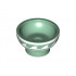 Minifigure, Utensil Bowl Asian with White Rim and Waves Pattern: {пясъчно зелен}