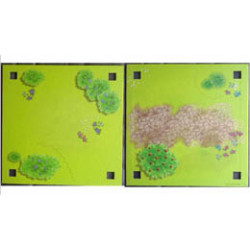 Paper, Playmat Friends Heartlake City, Double-Sided, Grass with Bushes / Grass with Sand (853671): {неопределен}