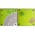 Paper, Playmat Friends Heartlake City, Double-Sided, Curve #2 / Grass with white Fence (853671): {неопределен}