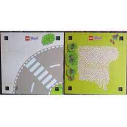 Paper, Playmat Friends Heartlake City, Double-Sided, Curve #1 / Grass with Stones (853671): {неопределен}