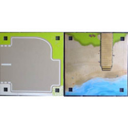 Paper, Playmat Friends Heartlake City, Double-Sided, Road End / Beach with Pier (853671): {неопределен}