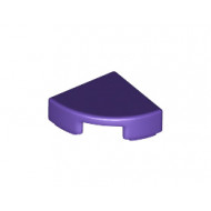 1/4 Кръгла плочка 1X1: {светло виолетов}